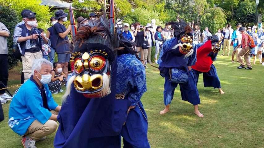【柏】篠籠田の夏は子どもも大人もアツイ！ 華麗！ 県指定無形文化財「三匹獅子舞」