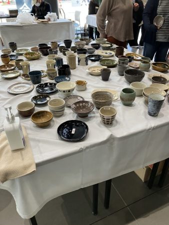 キッコーマンアリーナでは陶器市を行なっていました！