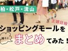 【柏・松戸・流山】親子で楽しめるショッピングモールまとめ！全部で8店舗