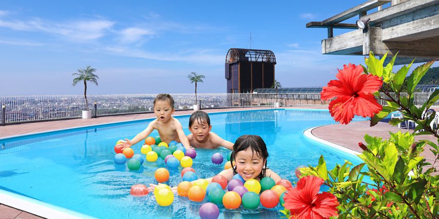 【箕面】箕面温泉スパーガーデン「高原プール」が7月14日（金）からオープン！パノラマ絶景を楽しんで