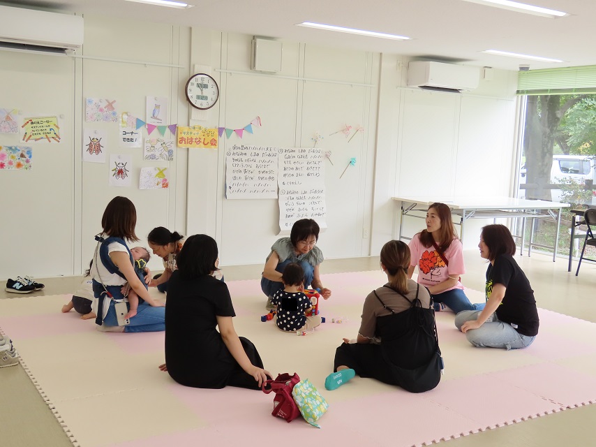 子ども園の先生とのお話会の様子　～とても盛り上がっていました！！～