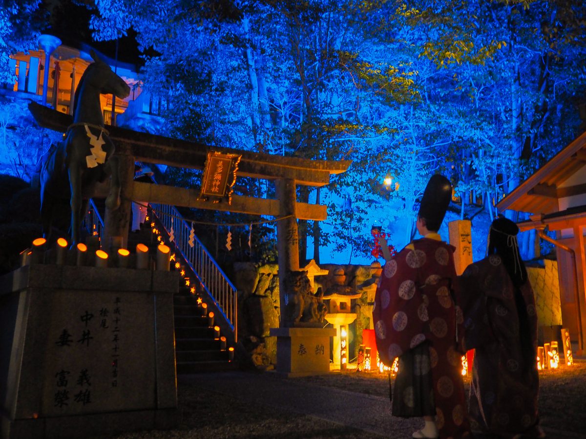 【栂・美木多】美多彌神社の「竹あかり奉納会」に行ってきました