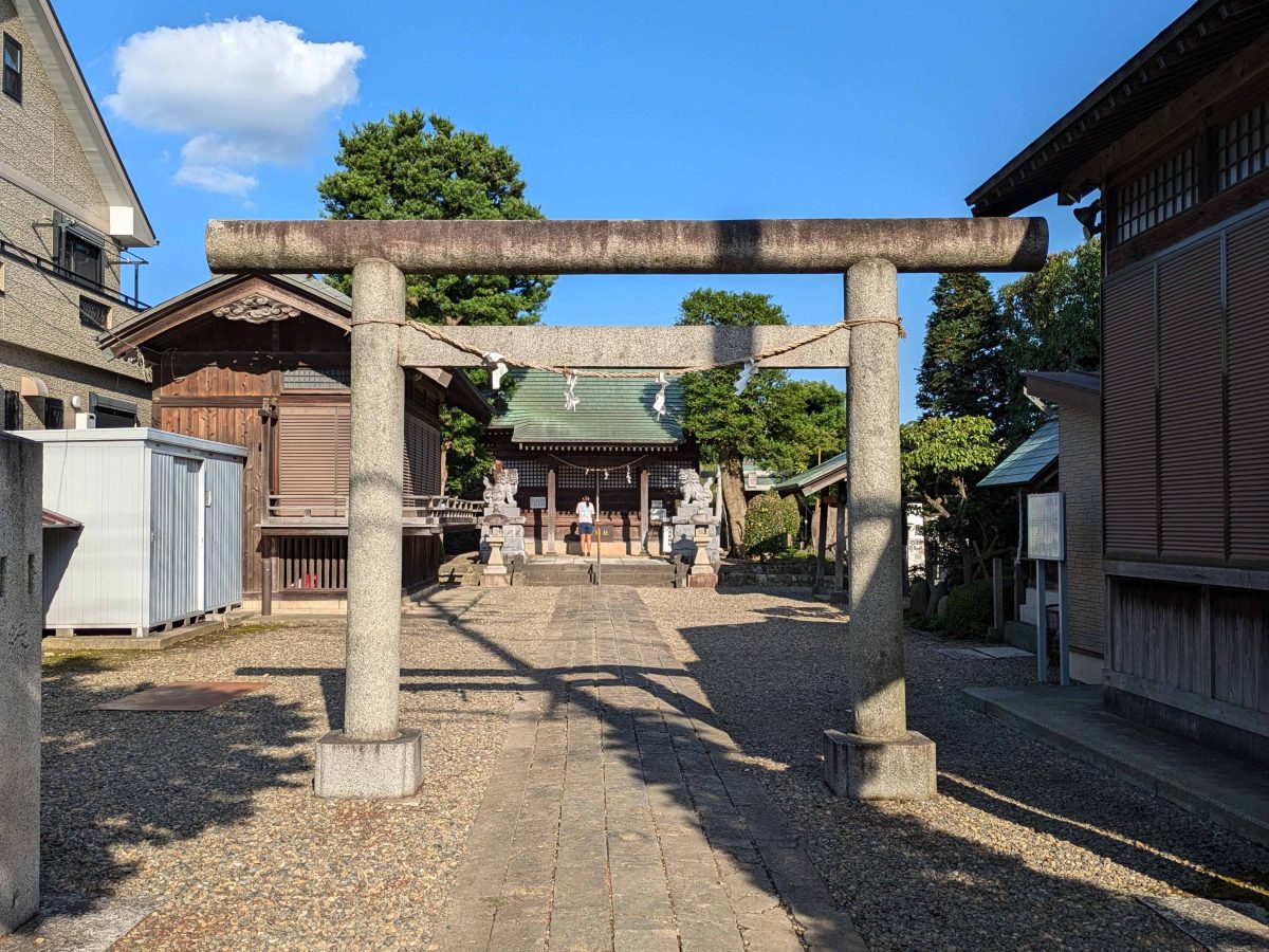 富士塚のある浅間神社