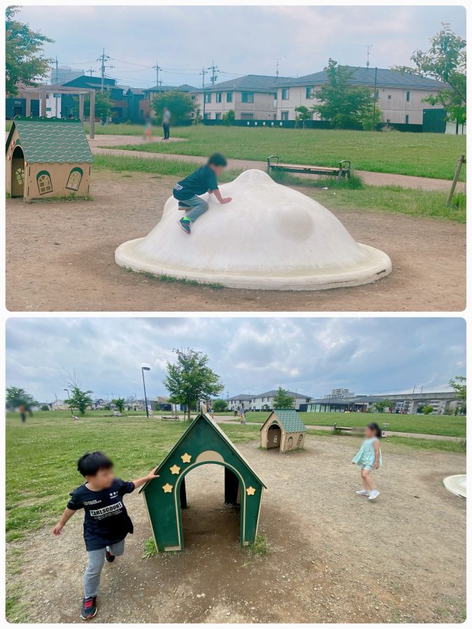 小さなお子さまも遊びやすい遊具もありました^_^