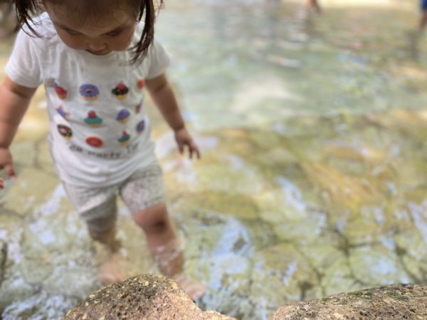 手賀の丘公園のじゃぶじゃぶ池　オムツ