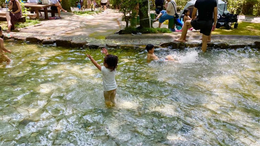 【柏市】手賀の丘公園のじゃぶじゃぶ池に行ってきたよ！