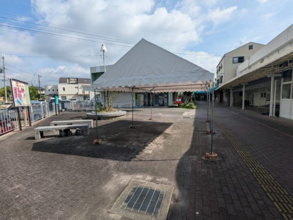 津雲台センターの駐車場周辺