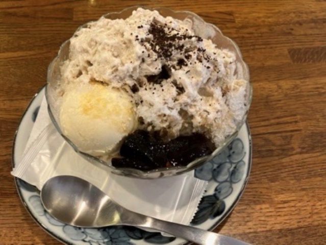 【池田市】コーヒー好きにはたまらない！「ルークカフェ・クレモナ」のコーヒーかき氷