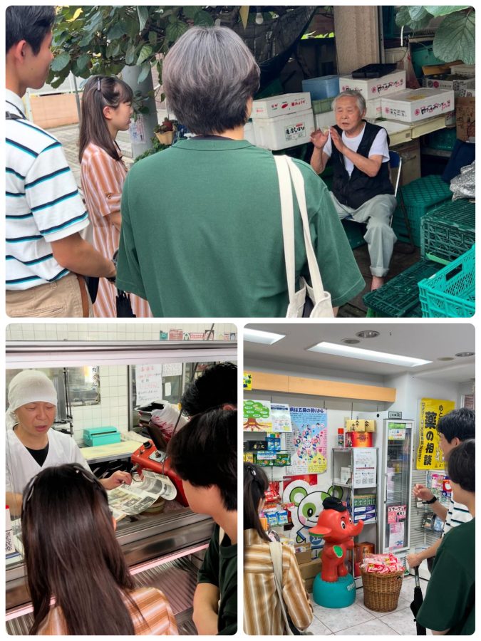 商店街店主さんに、かつての商店街の賑わいや当時の熱気や活気を聞く様子〜今後レトロ研究会と連携して若い世代にも響く形で商店街の魅力を再び輝かせ次世代に受け継ぐプロジェクトも進めていくそうです^_^