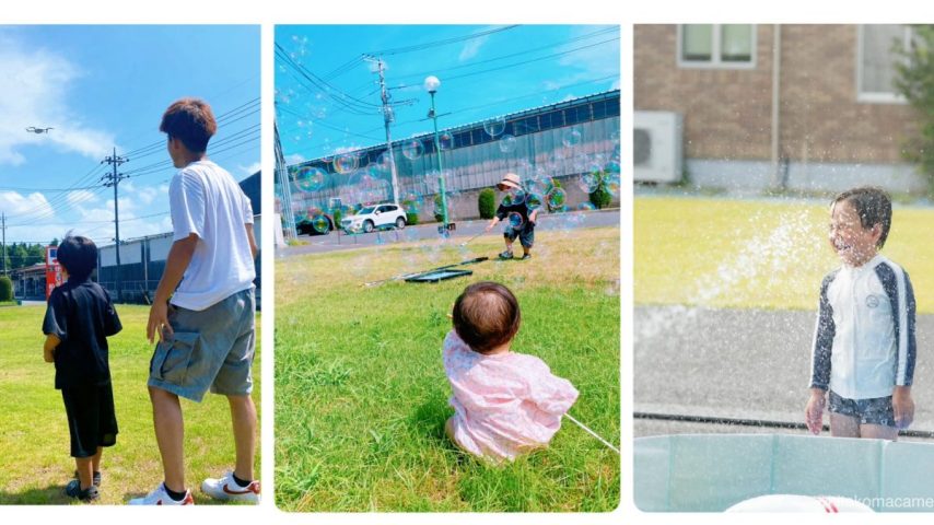 【柏市】ドローンと一緒にシャボン玉体験♩とびっきりの夏の思い出【Brushフェス】浴衣撮影会に行ってきました