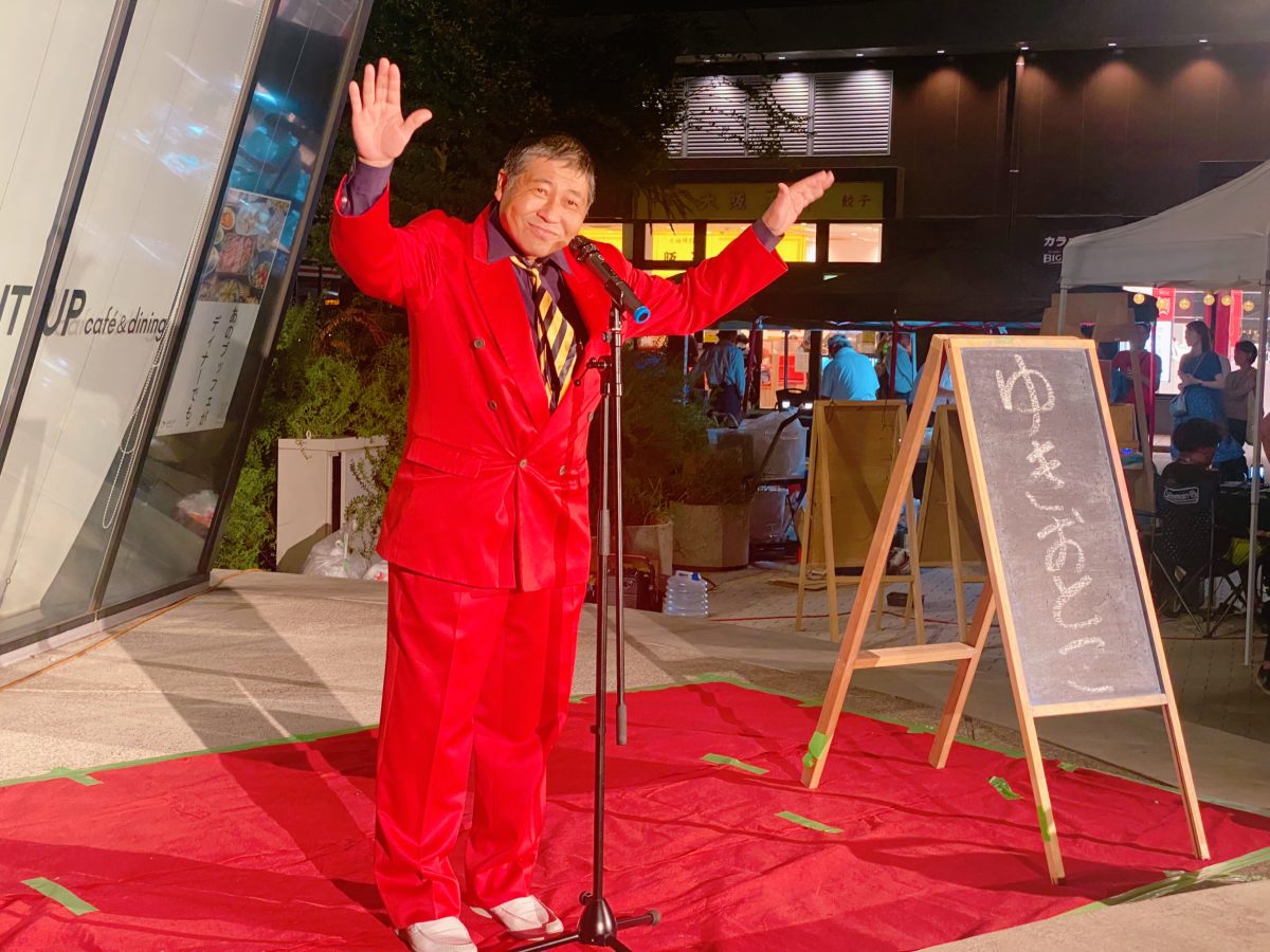 さーーーっと！止んだ！！雨も引いてしまうスベリ空気をまとった【ゆきおとこさん】お見事でした^_^ 時間たっぷりCOOLを振りまいてくれました⭐︎ついつい聞き入ってしまうトークはツボりました！笑