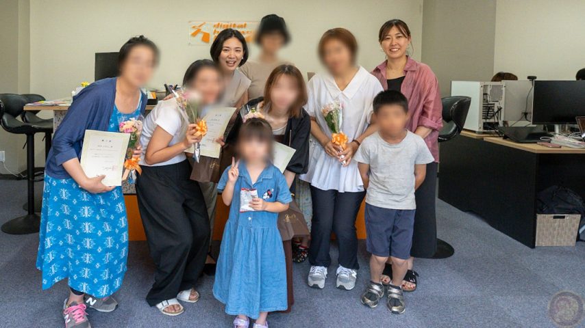 【柏市】涙・感謝の卒制発表会。主婦でもママでも自分の人生をリビルドできるデジハリ。