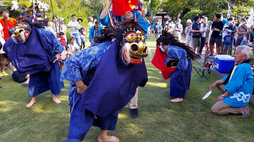 【中止】【柏】祭りの季節！伝統芸能を見に行こう！② 8/16開催「篠籠田の三匹獅子舞」