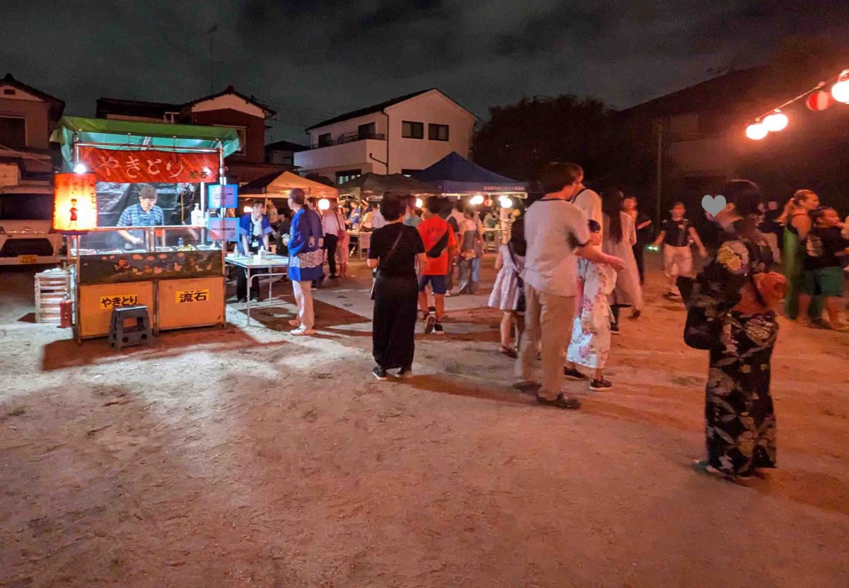 焼き鳥屋のなど出店