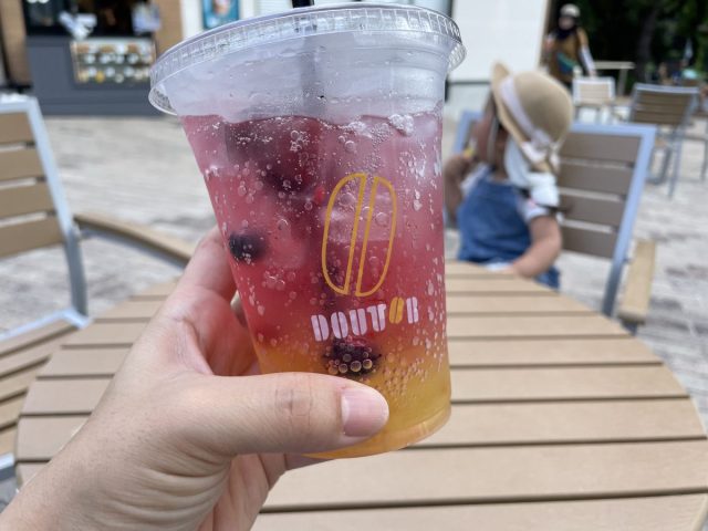 【柏市】ドトールパークカフェ柏の葉公園店の限定ミックスベリーレモネードソーダを飲んだよ！