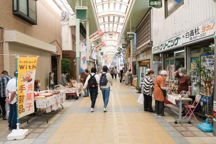 【高槻市】10月12日（土）芥川商店街アーケードで「芥川商店街土曜市」があるみたい！（教えたい／教えて）