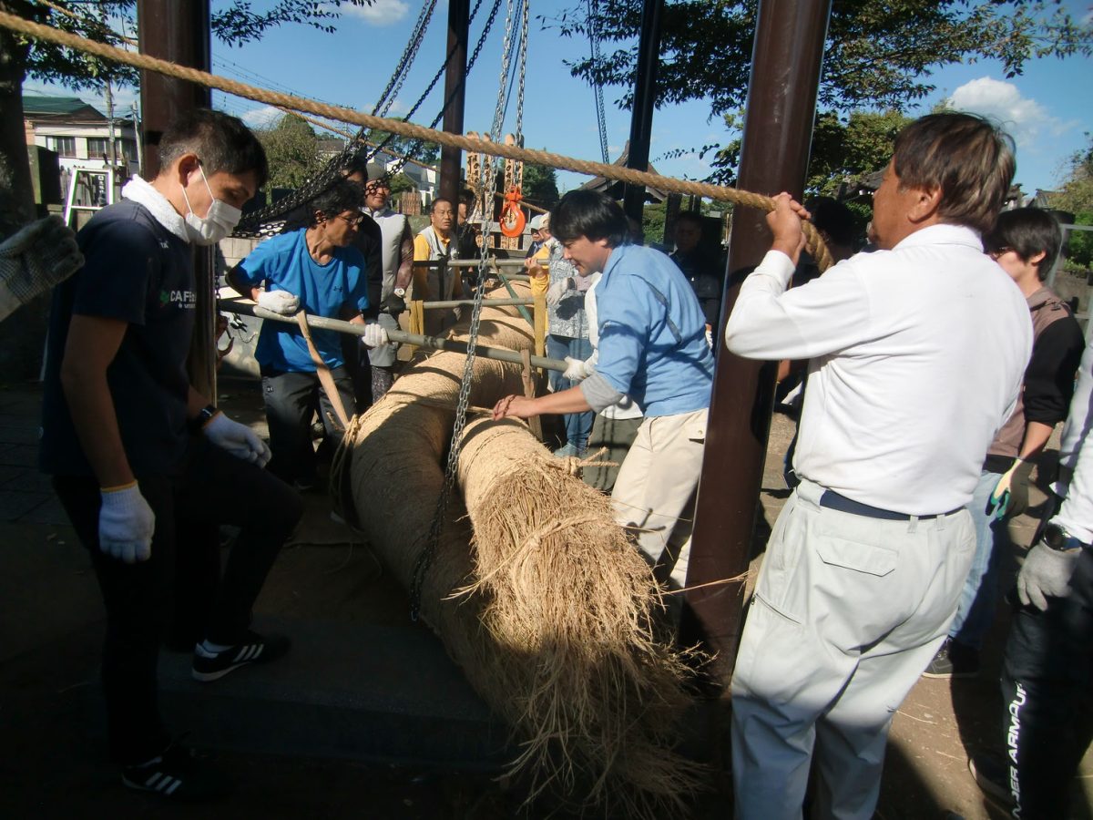 大しめ縄行事の様子（引用：赤城神社HP）