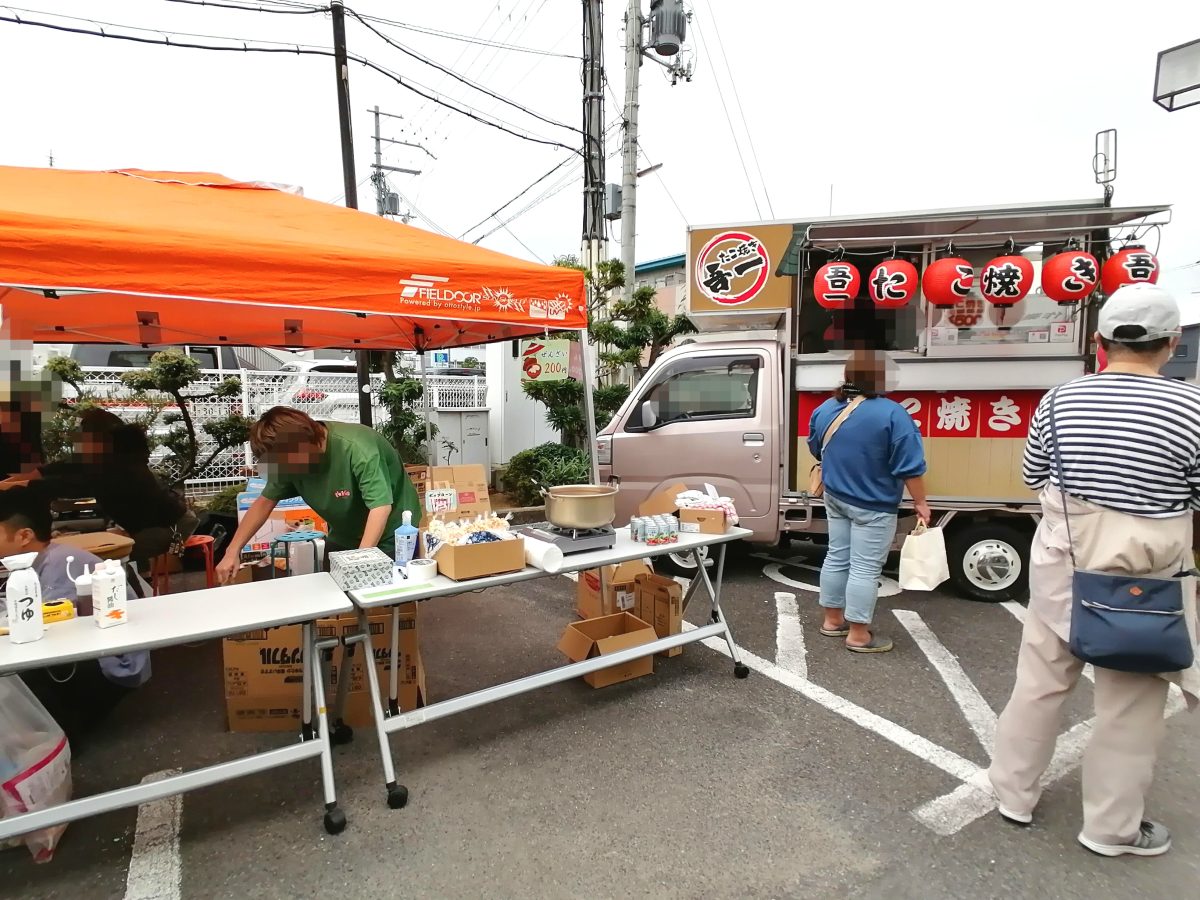 たこ焼きやぜんざい。体が温まりますね！