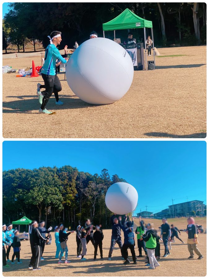 迫力満点！大玉が大地を空を舞う〜！！