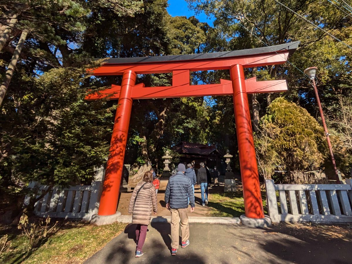 大井香取神社の一の鳥居