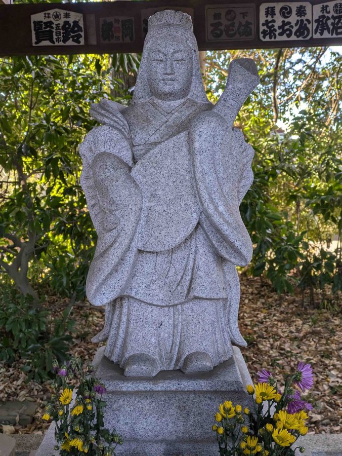 流山七福神の弁財天像