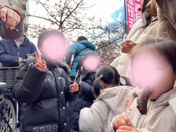 河津桜まつり　チョコバナナ