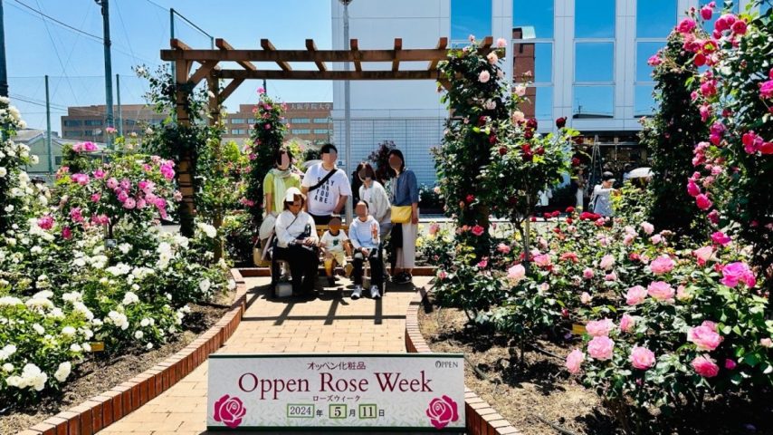 【吹田市】今年も楽しみ♡「OPPEN ROSE GARDEN」2025年のバラ園一般無料開放(ローズウィーク)
