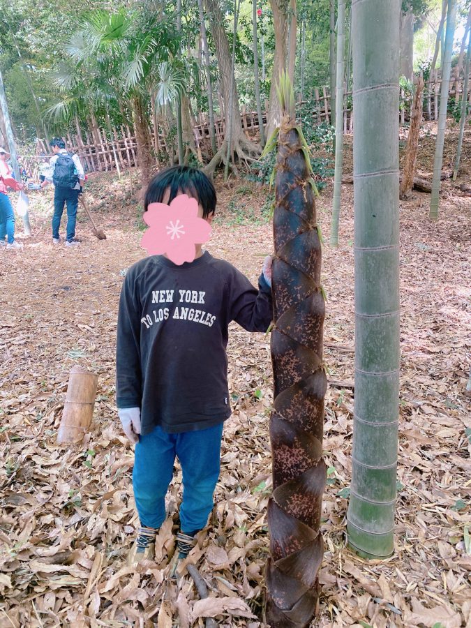 たけのこに負けないくらい元気にすくすく成長中な息子も1年生になりました⭐︎小学校に入学して毎日ドキドキ・わくわく！緊張することが多い日々ですが、竹林の中で力いっぱい思いっきり汗もかいて清々しくリフレッシュもできて良かった〜