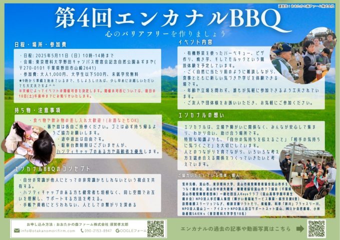 【野田市】幸せの町ハピネスタウンにするためのBBQイベント第4回