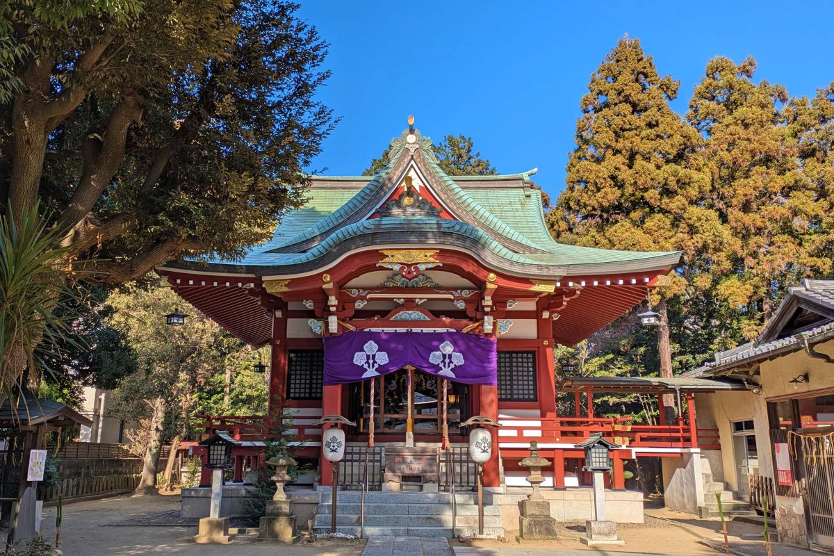 柏５丁目にある柏諏訪神社