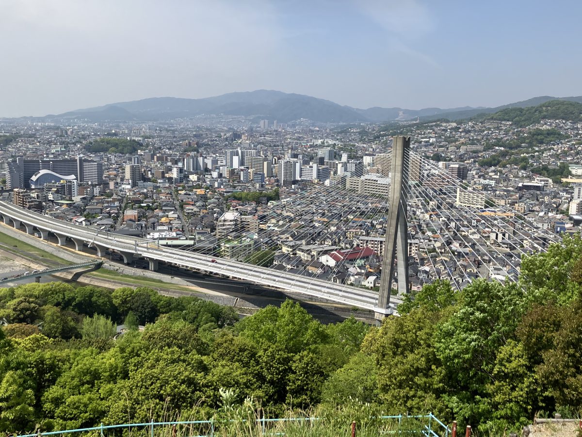 阪神高速の橋もきれいに見えました