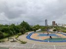 【吹田市】列車ビューの運動公園！？思わず体を動かしたくなる「建都レールサイド公園」