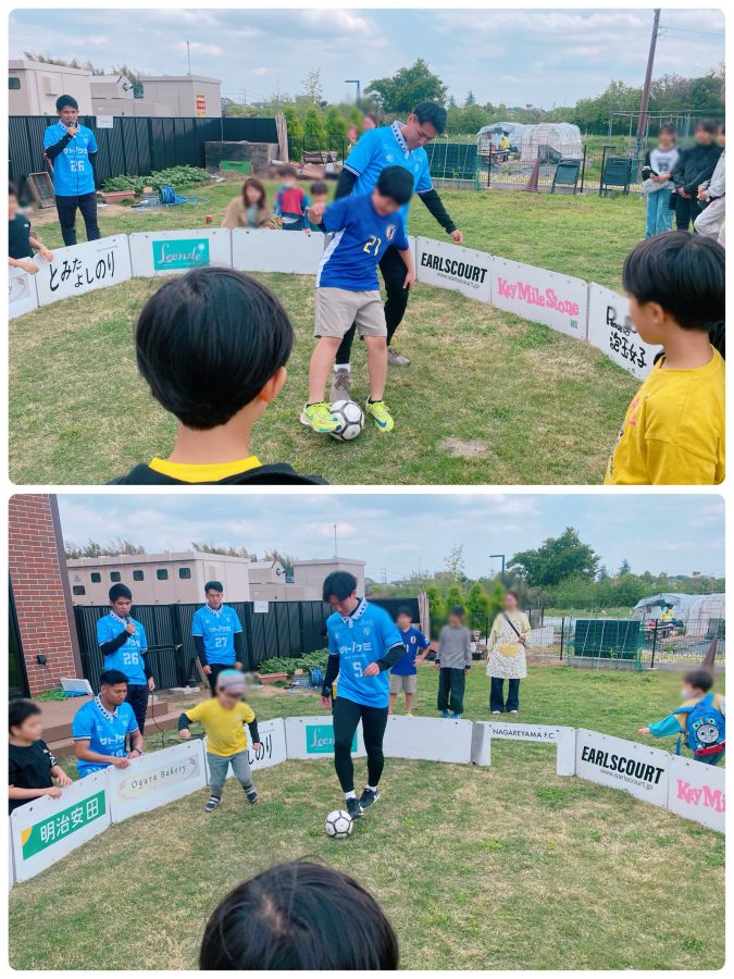 プロサッカー選手に挑もう！サッカー好きな子もはじめてな子もみんなが気軽に参加できる明るく楽しい雰囲気でした