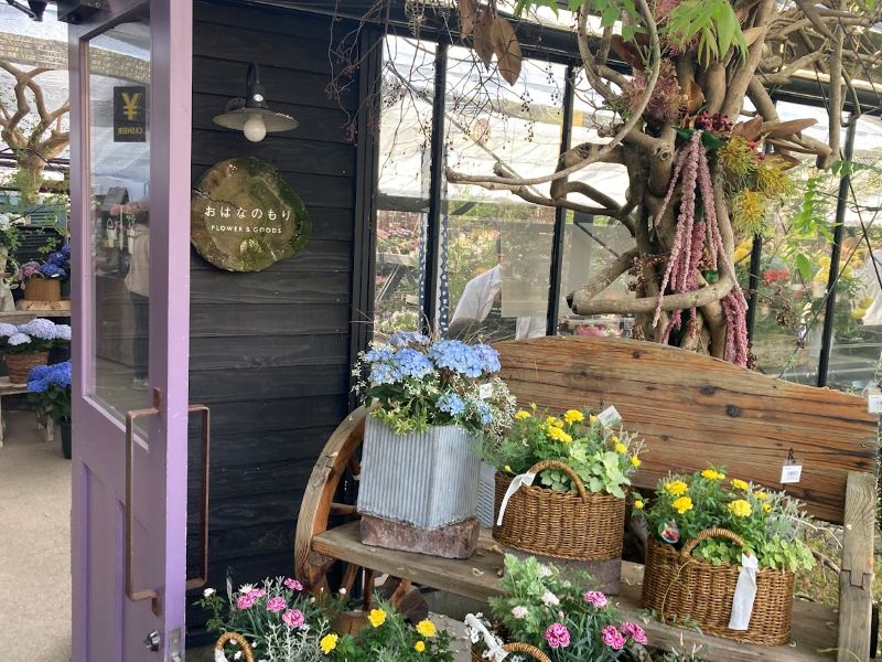 いろんなお花が買える「おはなのもり」
