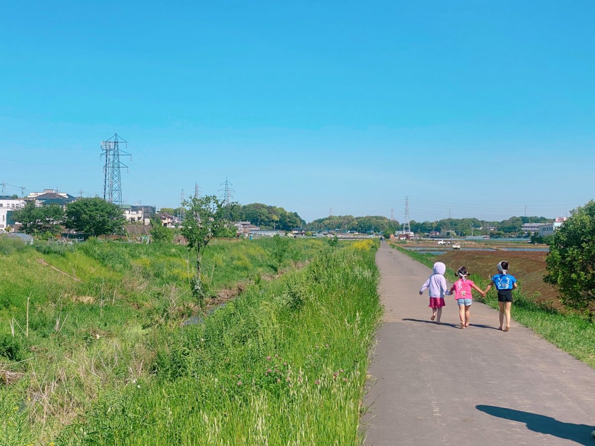 自然あふれる田園風景は清々しい！！田植え前に子どもたちが走り出す姿も♡可愛すぎたぁ〜
