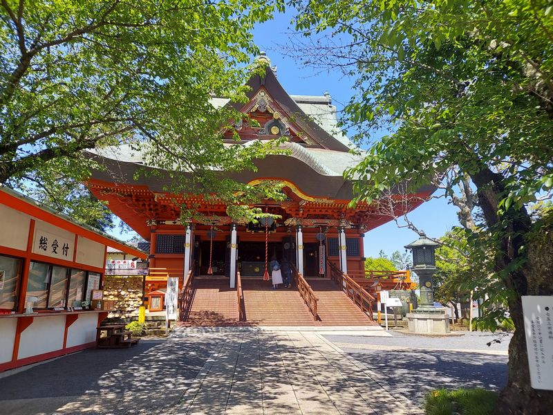 正式名称は「紅龍山布施弁天東海寺」。大同2年（西暦807年）に弘法大師空海御作といわれる弁財天像をご本尊（秘仏）として開山されました。