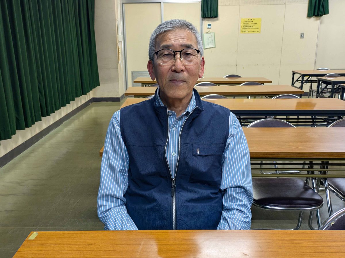 田嶋勉さん。現在は柏市内の幼稚園(すみれ幼稚園)の園長をしているそうです。