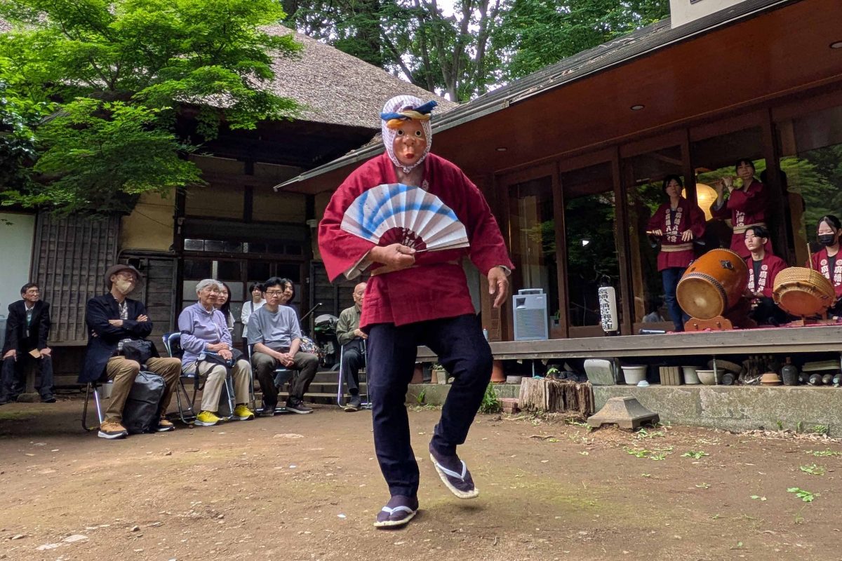 吉田さんの演じるひょっとこ