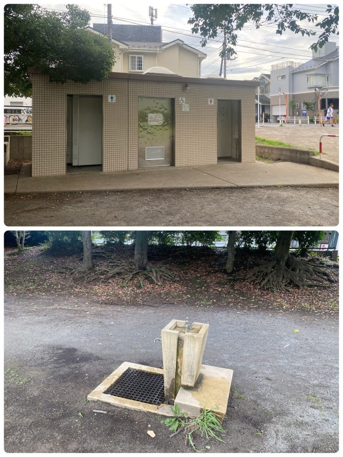 トイレや水道がそろっていて、小さな子連れでも行きやすいのもうれしいポイント！