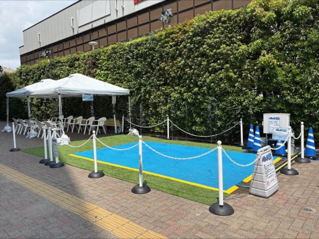 【北花田】イオンモール堺北花田にパレット噴水が登場！ひんやり体験ができる「クールシェア」という取り組みも