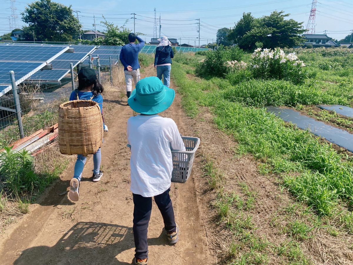 わくわくの気持ちを胸に、とうもろこし畑へ出発〜！