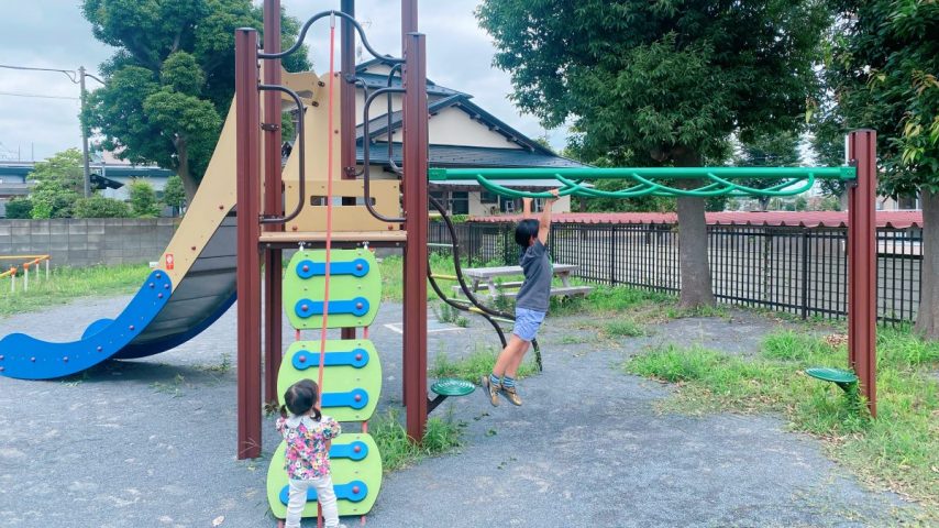 【柏市】コンパクトだけど大満足！ 高田原公園で買い物ついでにパワフル遊具体験〜ママの公園開拓レポート〜