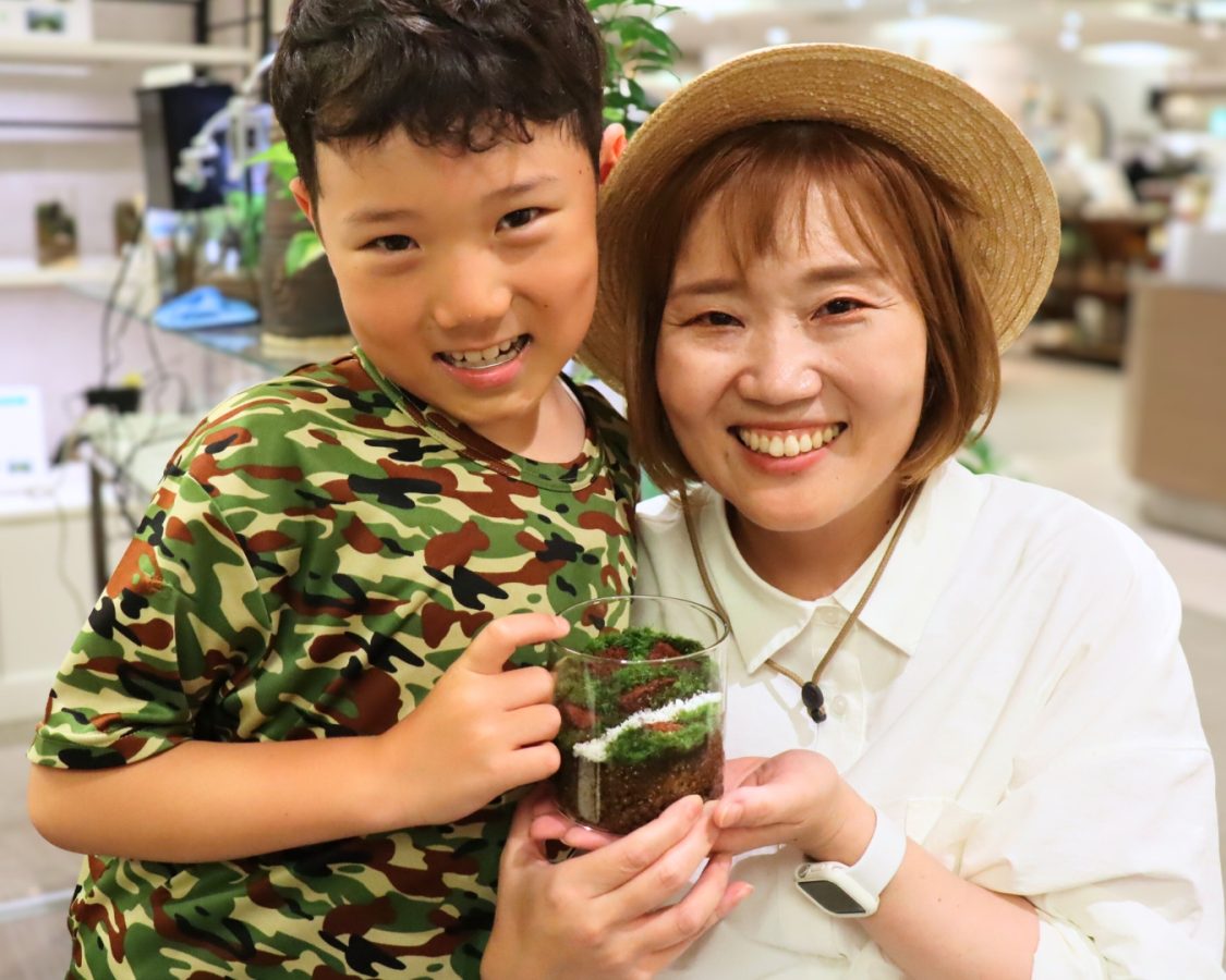 苔の成長が楽しみ。お世話もがんばるぞ！