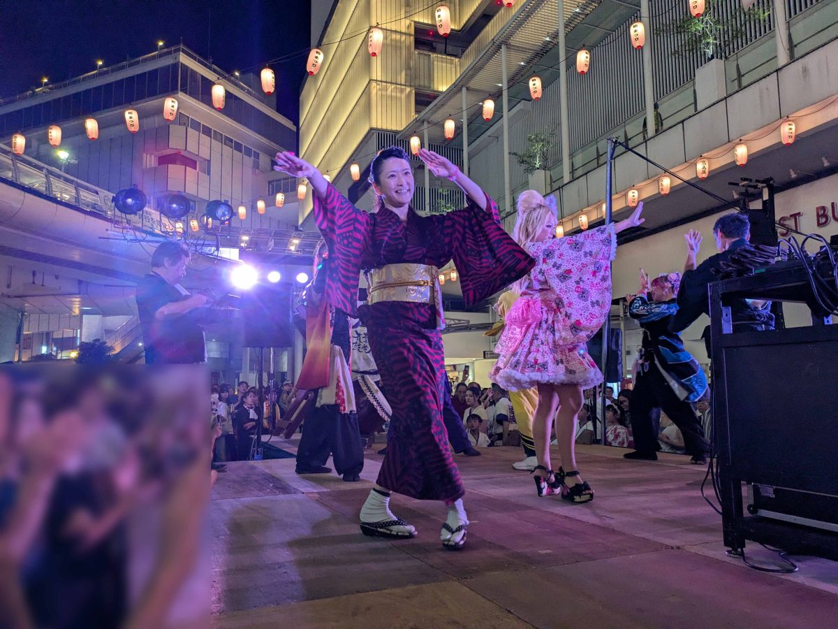 シン☆柏おどりを踊る春盆さん