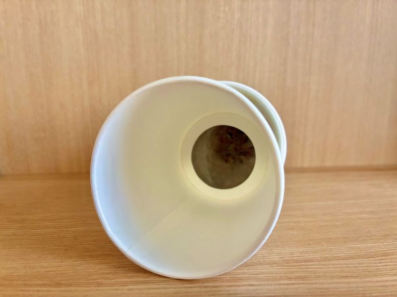 実験で作ったという不思議な万華鏡。ほんとにふしぎでした！