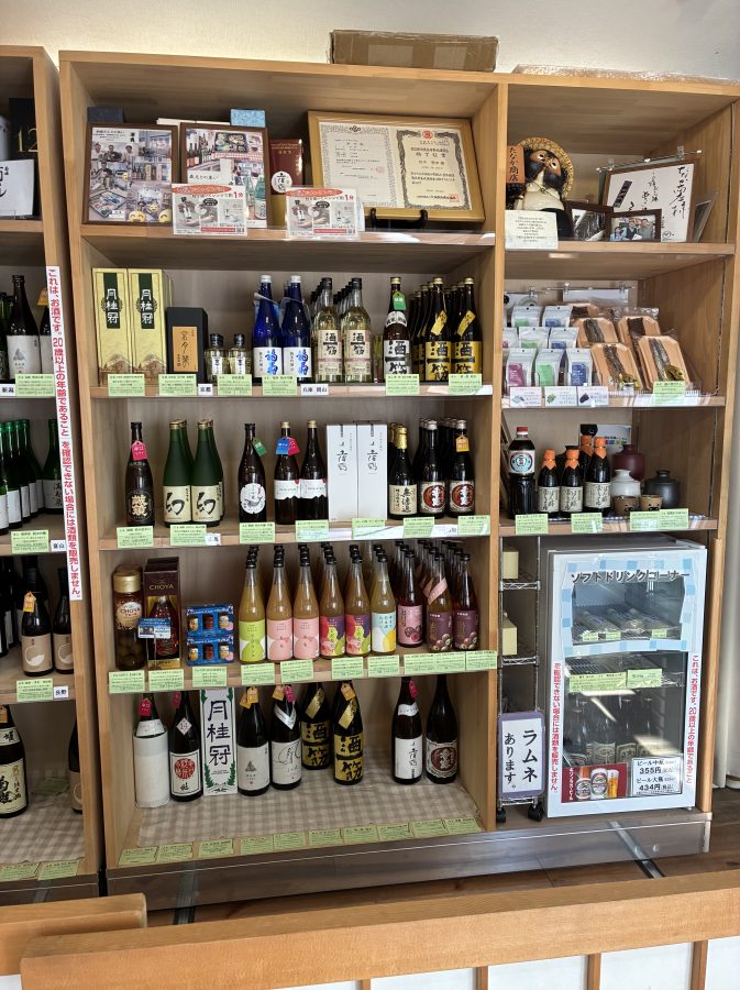 店内のお酒の様子