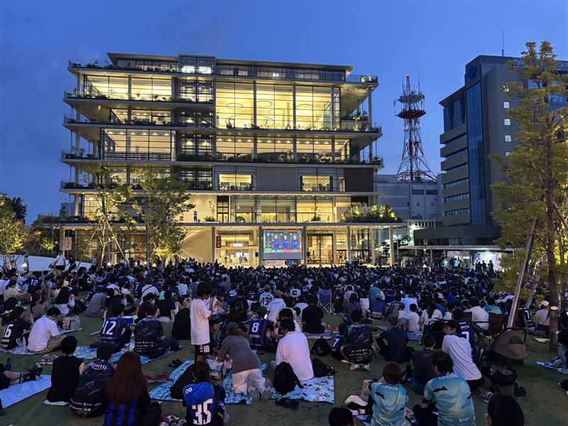 【茨木市】8/16（土）明治安田J1 第26節 広島戦「茨木市×ガンバ大阪連携事業 パブリックビューイング」実施報告