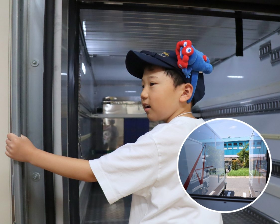 給食配送車を探検！安全に運ぶ工夫もチェック