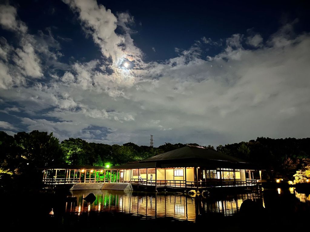 【百舌鳥】大仙公園の日本庭園で秋季夜間特別開園『観月の灯り』が開催！9月は26日(金)～28日(日)まで！