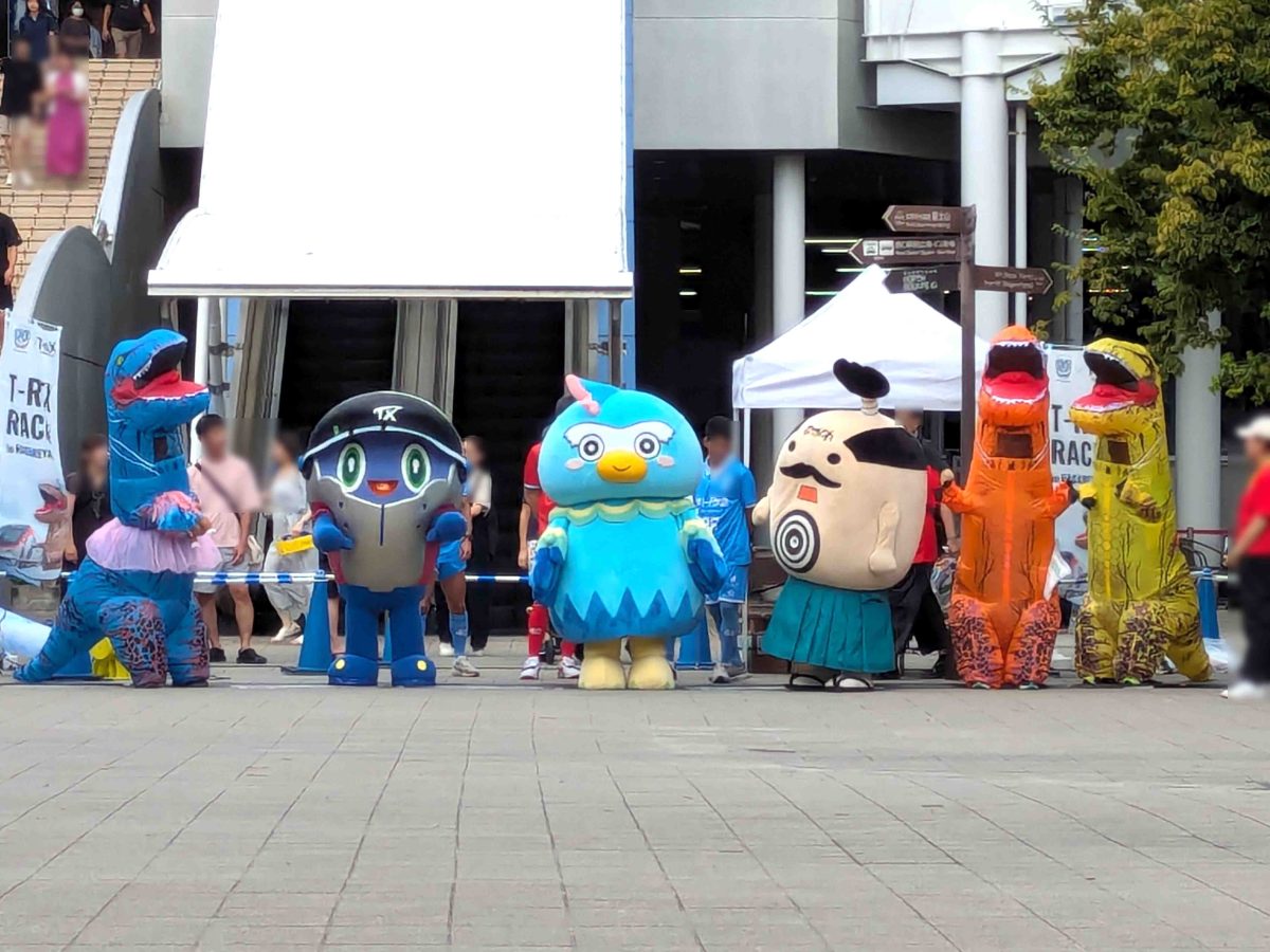 キャラクターレースのスタート待ち